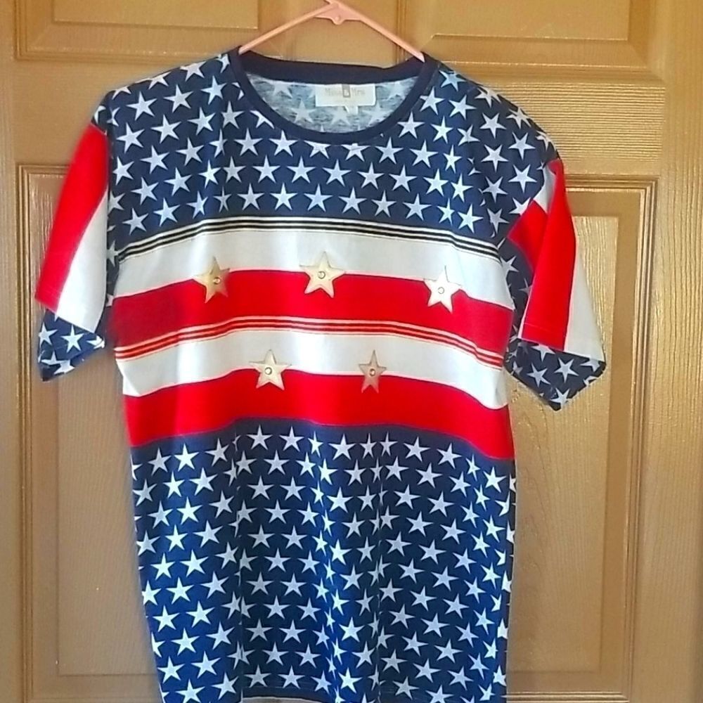 4@30.00 or 20.00 UNISEX Patriot Shirt by MISS & MRS